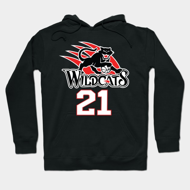 '95 Cats #21 Alternate Hoodie by LetsGoOakland